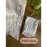 Silky Embroidered Kebaya Fabric || Embroidered Sheet Kebaya Fabric || Sabrina Embroidered Kebaya Fab