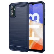 For F02s F13 F14 F23 F41 F42 F62 4G 5G Feel2 Brushed Phone Case Shockproof Back Cover 360° Full Prot