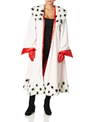 101 Dalmatians Animated Womens Cruella Jacket Deluxe Costume