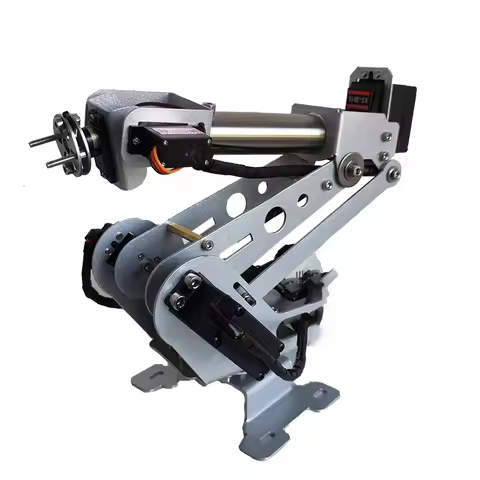 6 Dof Mechanical Arm Stainless Steel Bracket Servo KS3518 Unassembled Robot Arm for Arduino for ESP3