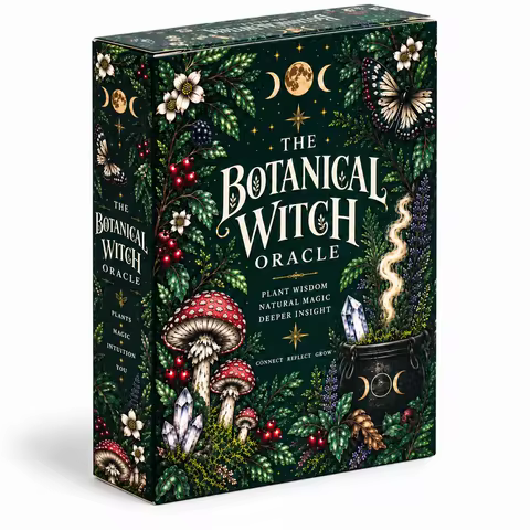 The Botanical Witch Oracle Deck Botanical Oracle Cards for Intuition Self Reflection Plant Wisdom Na