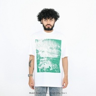 UNKL347 Men's White T-Shirt, Combed HC RAGS