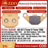 1 Pair Motorcycle Front Brake Pad For SUZUKI AH 50 N Address 92-95 AH 80 Address 92-94 RM 80 XG/XH/X