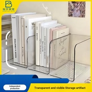 Transparent Transparent Acrylic Bookshelf Desk Shelf Bookend Shelf Desktop Bookend File Book Book St