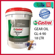 CASTROL Gear Transmission Oil GL-4 90 (18LTR) Manual Minyak Gear GL4-90 - 100% ORIGINAL