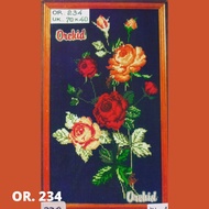 KRISTIK KRUISTIK SULAM 1 SET CROSS STITCH ORCHID OR 234 235 237 238 239