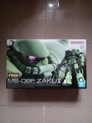 rg gundam 綠渣古 zaku 2 ms-06f no.04 量產型 1/144 1:144 機動戰士 bandai namco 萬代 全新高達模型