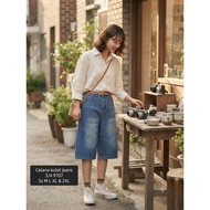 Girls jeans culottes women's jeans culottes jeans culottes girls' jeans culottes 3/ 4 women's jeans 