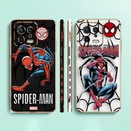 MARVEL Hero Spider-man Side Printed E-TPU Phone Case For XIAOMI POCO F4 F3 M5 M4 X5 X4 X3 C40 F5 F1 REDMI K50 K40 NOTE 12 11 10 S GT PRO PLUS NFC Gaming Turbo 5G