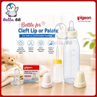 PIGEON Bottle & Silicone Nipple for Cleft Lip or Palate/Nursing Bottle with Long Silicone Nipple