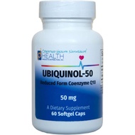 Ubiquinol-50 | Coenzyme Q10 | 50 mg of stabilized, Reduced Form coenzyme Q10