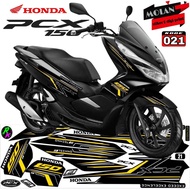 Decal Sticker Striping Variasi Honda PCX 150 2018-2021 - PCX Abs - PCX Lokal - Decal PCX - Striping