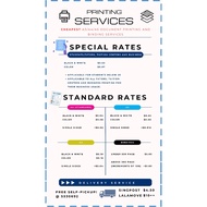 Cheapest A4/A3/A5 Document Printing Services + Binding Service