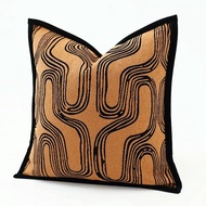 Vintage Tiger Cushion Cover Chenille 45x45 50x50 Thick Luxury Geometric Throw Pillow Case For Home S