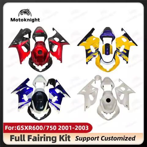 Motorcycle Fairings Kits fit for GSXR600 GSXR750 gsx600r gsx750r GSXR 600 750 2001 2002 2003 K1 full