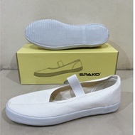 [1688W] Spako Kasut Sekolah Putih Wanita // Spako Ladies White School Shoes