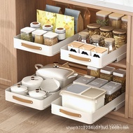Cabinet Storage Basket Pull-out Basket Pull-out Storage Rack Kitchen Cabinet inside Compartmented Storage Boxes Sub-Household Drawer