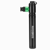 ROCKBROS 2in 1 CO2จักรยานปั๊ม110Psi Mini จักรยาน Inflator อลูมิเนียมแบบพกพาจักรยานปั๊ม Schrader & Pr