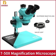RF4 Newly Upgraded 2023 New Microscope Knob 6 Gears Accurately Lock 7-50X Magnification Zoom Triocul