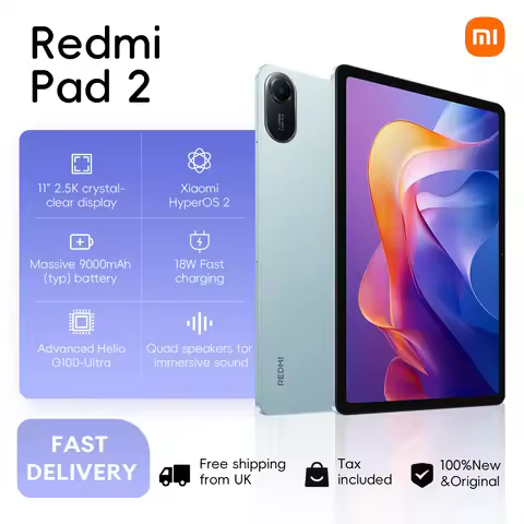 Xiaomi Redmi Pad 2 4+128GB WIFI Global Version MediaTek Helio G100-Ultra 11" 90Hz 2.5K Eye Care Disp