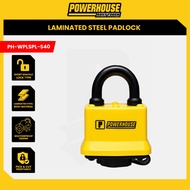 Powerhouse (40mm) Weatherproof Laminated Steel Padlock PH-WPLSPL-S40 (PH-DH)