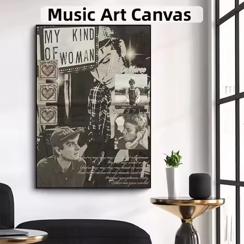 Pop Singer Mac DeMarco Aesthetic Music Album Tracklist Poster and HD Printed Canvas Painting Wall Pi