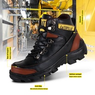 Safety Shoes Men Boots Iron Toe Caterpillar Boots Men Outdoor Work Tracking Touring Safety Shoes Mou