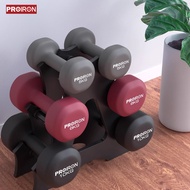 Gym dumbbells dipped in rough plastic PROIRON 6kg 8kg 10kg genuine high quality
