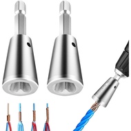 Wire Twister Tool for Drill Wire Nut Twister Drill Wire Stripper 6mm Hex Shank Cable Twisting Tool f