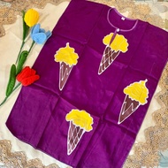 KIDS KAFTAN COTTON FUJI - ICE CREAM (BAJU KELAWAR BUDAK)