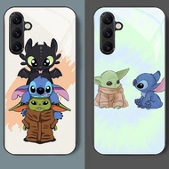 star wars yoda 02 Glass Phone Case For Samsung Galaxy A55 A54 A35 A36 A14 A53 A15 A34 A25 A06 A05 A0