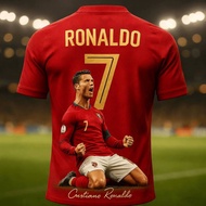 Customize Team Name Latest 3D Printed Football T-shirt Jersey No. 7 Sports Breathable And Quick-dryi