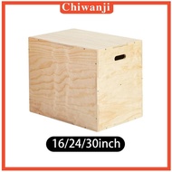 [Chiwanji] Wooden Plyo Training Multifunctional Plyometric Box 3 in 1 for Lunges Conditioning Workou