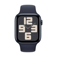 Apple Watch SE(2023) GPS版 40mm(M/L)午夜色鋁金屬錶殼配午夜色運動錶帶(MR9Y3TA/A)