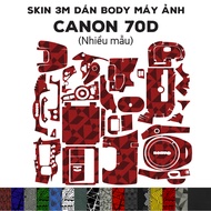 3M Skin for Canon 70D stickers (Many models) | 70D body anti-fouling film