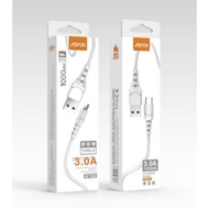 Asapor Cable 100cm Fast Charger Original 3A Plus 1M Type C Fast Charging Data Cable