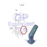 EX100-1 / UH053 / 4BD1 HYDRAULIC EXCAVATOR EXHAUST PIPE (8035479)
