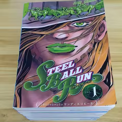 12 Books Steel Ball Run Manga Book JOJO's Bizarre Adventure Part7 Vol.1-12 Japanese Youth Comic Book