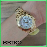 ⭐ ◹ SEIKO-5 for woman watch duble date japan movement automatic hand