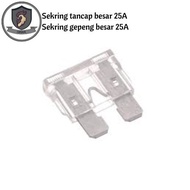 3 pcs sekring 25a sepeda listrik model tancap gepeng besar