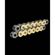 Chain 525 Jomthai ASMX 120DL GOLD Oring 525 Color Steel Pin For HOHDA KAWASAKI SUZUKI YAMAHA