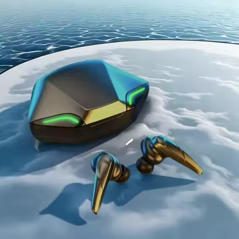 X15Pro Gaming Earbuds Wireless Bluetooth Earphones With Mic Bass Audio Sound Positioning 9D Stereo M