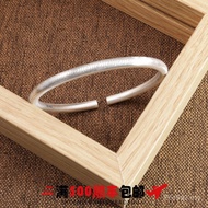 Bracelet Bracelet Light Bracelet Pattern Solid-Shaped Pure Silver Female Opening Ancient Method Silv
