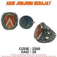 Cincin Batu Akik Sulaiman Junjung Derajat Sarung Cincin Alpaka / Bukan Akik Yaman / Akik Junder