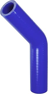 QUARKZMAN Car Silicone Hose Coolant Hose Universal 25 mm 0.98 Inch ID 102 mm 4.02 Inch Length 45 Deg