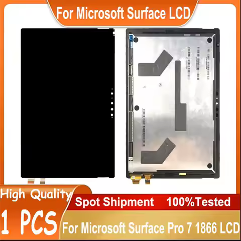 High Quality Tablet For Microsoft Surface Pro 7 LCD 1866 Display Touch Screen Digitizer Assembly For