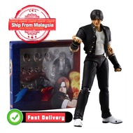 SNK The King of Fighters 98 Kyo Kusanagi Action Figures 18cm PVC Collectible Model Toys Gifts