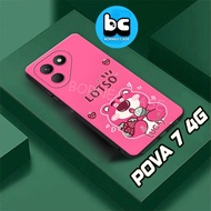 HP 37/Borneo Case, For Latest Tecno Pova 7 4G/5G Phone - Lotso Motif | Stylish and Stylish Design