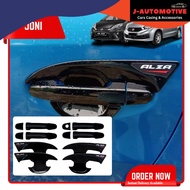 Perodua Myvi 2011- 2017 / Perodua Alza 2009-2021 Glossy Black Door Handle Bowl Cover accessories