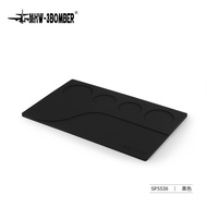 MHW-3BOMBER เข็มขัดยางซิลิโคนกันลื่นสำหรับเครื่องทำกาแฟ เข็มขัดสำหรับทำงานในบาร์ แผ่นรองเครื่องดื่มจ